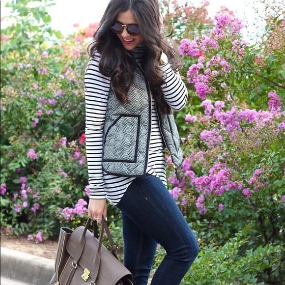 J. Crew Jackets & Blazers - J.Crew Excursion Quilted Vest in Herringbone